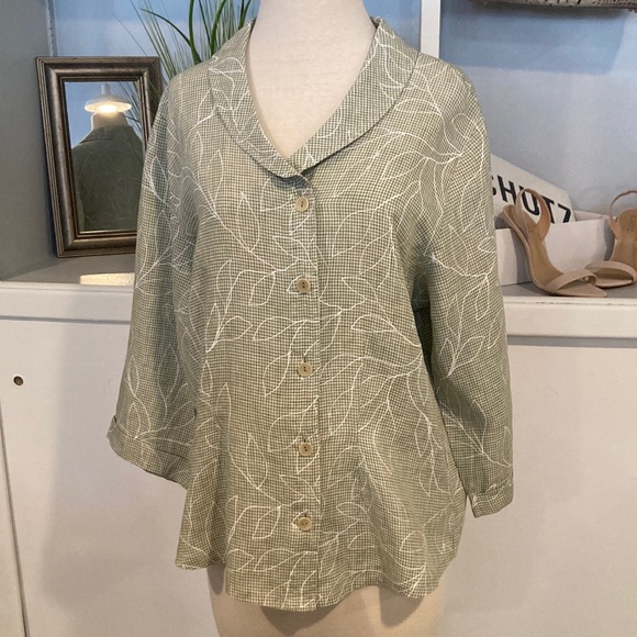 FLAX Button Down - Picture 2 of 6